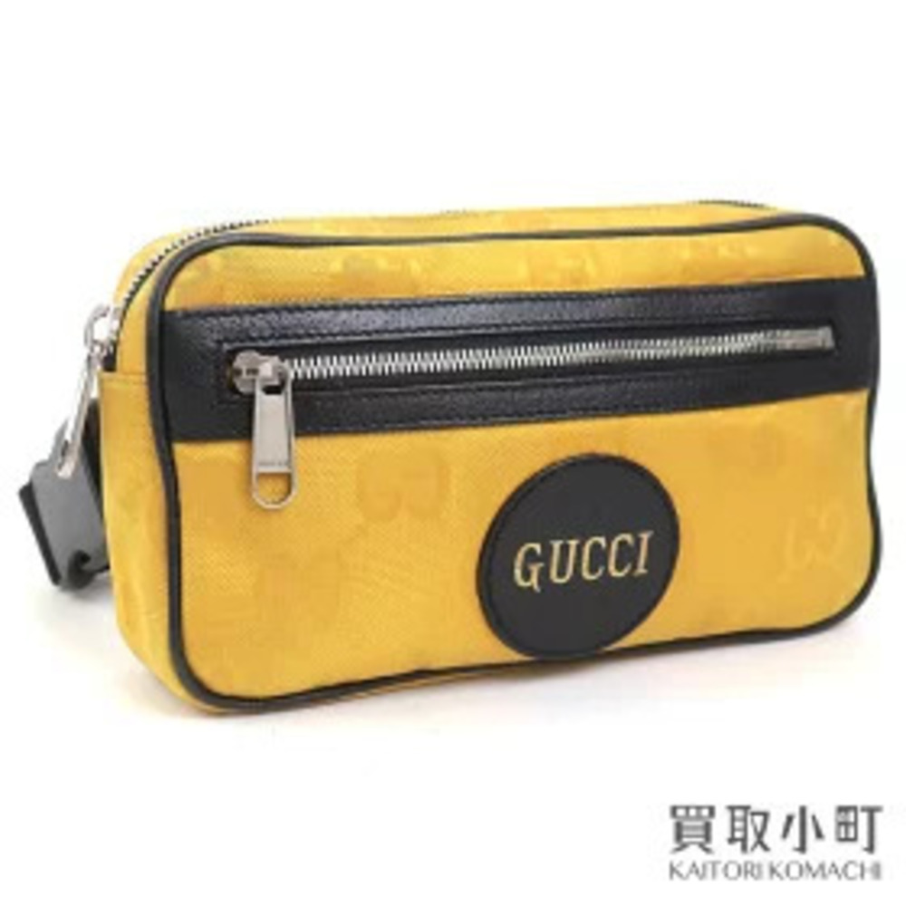 Gucci Off The Grid Belt Bag Yellow Waist Clutch Crossbody Sling Shoulder
